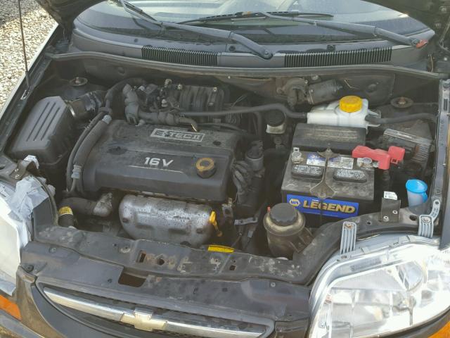 KL1TD66606B577650 - 2006 CHEVROLET AVEO BASE Qara foto 7