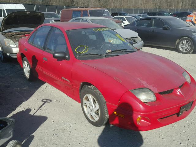 1G2JB524717188105 - 2001 PONTIAC SUNFIRE SE RED photo 1