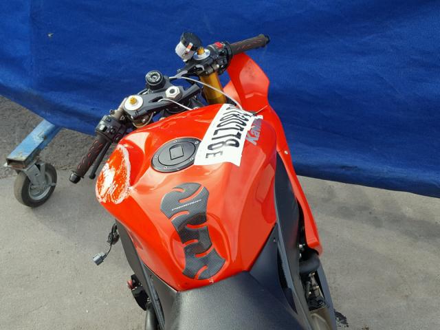 JKAZXCC125A027740 - 2005 KAWASAKI NINJA ZX 1 ORANGE photo 5