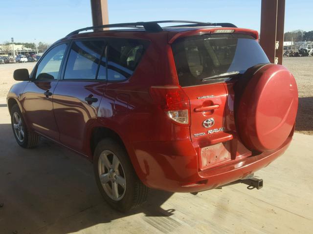 JTMZD33V475042995 - 2007 TOYOTA RAV4 RED photo 3