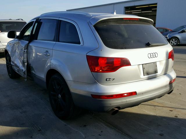 WA1BV74L97D067734 - 2007 AUDI Q7 4.2 QUA SILVER photo 3