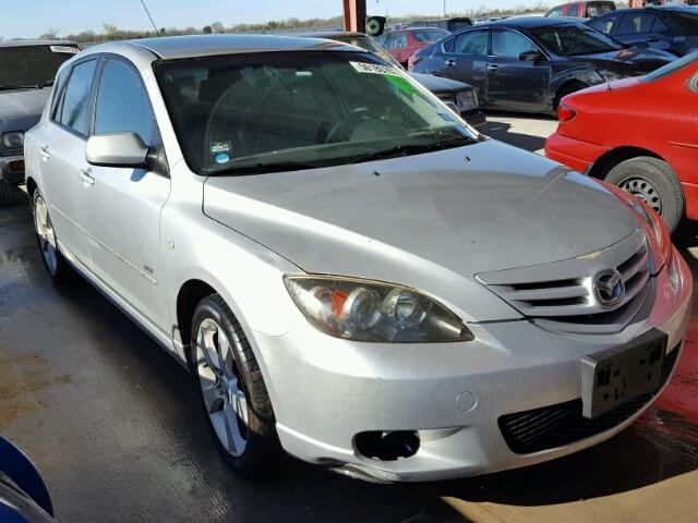 JM1BK143641182610 - 2004 MAZDA 3 HATCHBAC SILVER photo 1