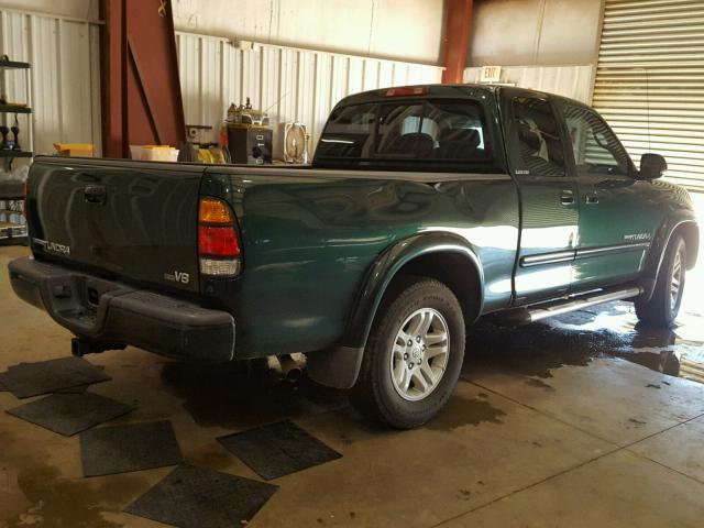 5TBRT38193S437745 - 2003 TOYOTA TUNDRA ACC GREEN photo 4