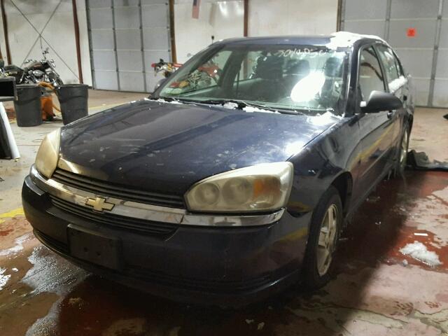 1G1ZT52805F302500 - 2005 CHEVROLET MALIBU LS ლურჯი ფოტო 2