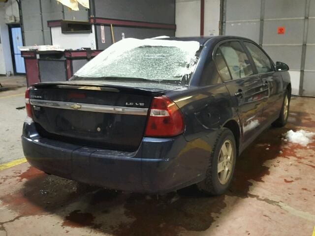 1G1ZT52805F302500 - 2005 CHEVROLET MALIBU LS ლურჯი ფოტო 4