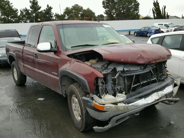 1GCEK19T21E342038 - 2001 CHEVROLET SILVERADO RED photo 1