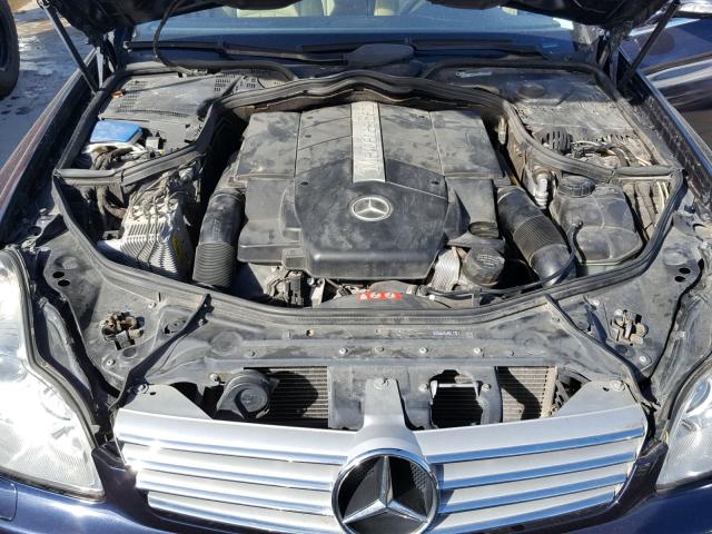 WDDDJ75X86A046228 - 2006 MERCEDES-BENZ CLS 500C BLUE photo 7