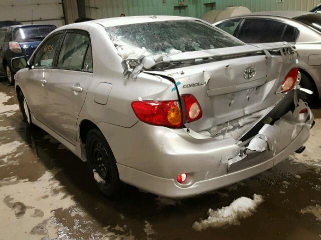 2T1BE4EE7AC039603 - 2010 TOYOTA COROLLA XR 灰色 照片 3