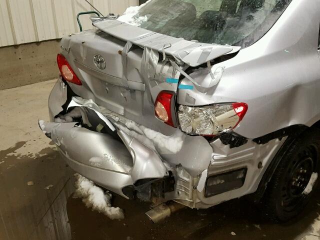 2T1BE4EE7AC039603 - 2010 TOYOTA COROLLA XR 灰色 照片 9