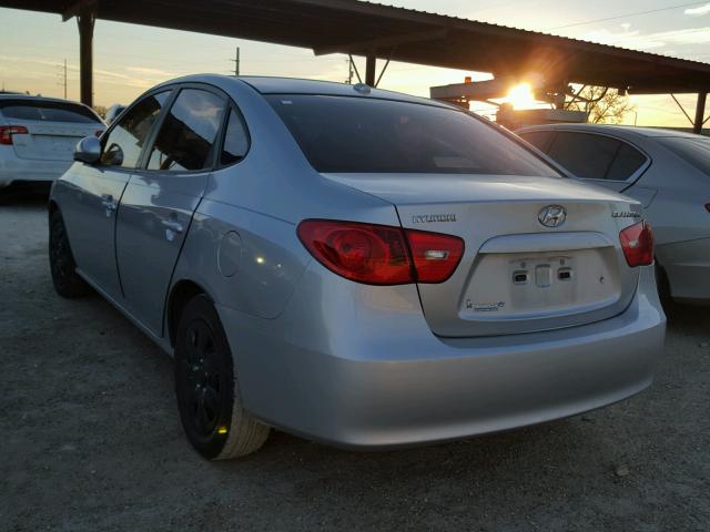 KMHDU46D38U430855 - 2008 HYUNDAI ELANTRA GL GRAY photo 3