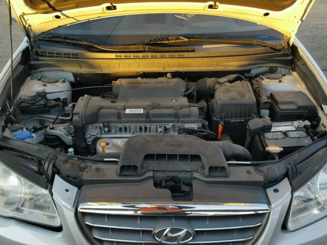 KMHDU46D38U430855 - 2008 HYUNDAI ELANTRA GL GRAY photo 7