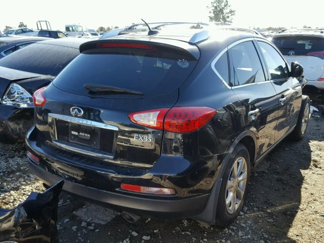 JNKAJ09E18M303940 - 2008 INFINITI EX35 BASE BLACK photo 4