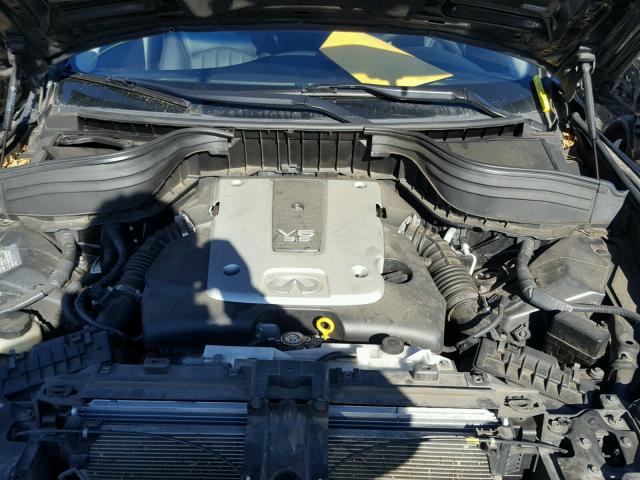 JNKAJ09E18M303940 - 2008 INFINITI EX35 BASE BLACK photo 7