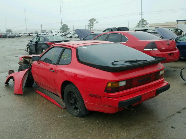 WP0AA0943FN470171 - 1985 PORSCHE 944 RED photo 3