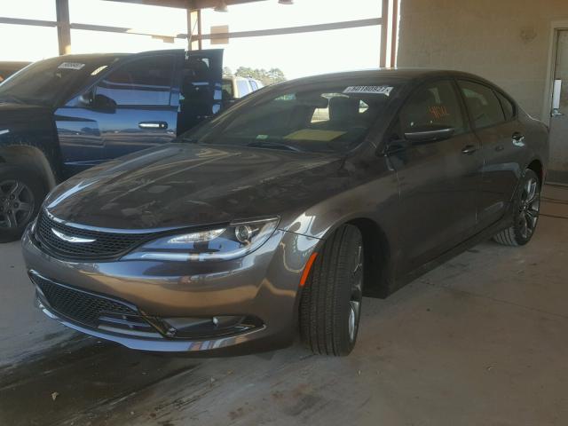 1C3CCCBG3FN686373 - 2015 CHRYSLER 200 S CHARCOAL photo 2