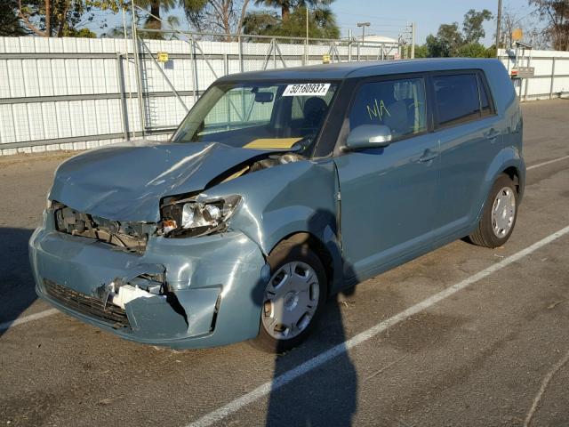 JTLKE50E781039407 - 2008 SCION XB GREEN photo 2