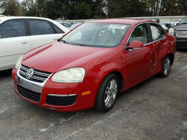 3VWRF71K87M017888 - 2007 VOLKSWAGEN JETTA 2.5 RED photo 2