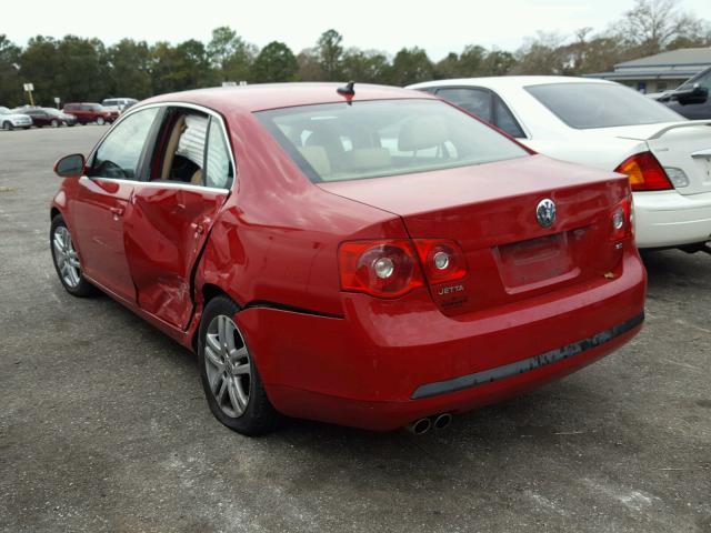 3VWRF71K87M017888 - 2007 VOLKSWAGEN JETTA 2.5 RED photo 3