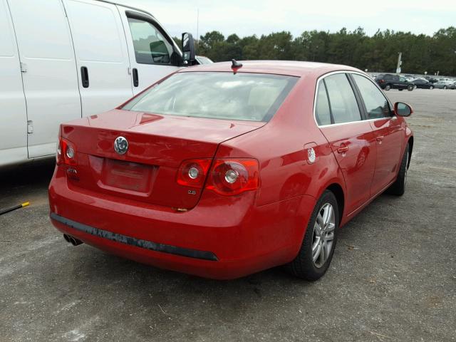 3VWRF71K87M017888 - 2007 VOLKSWAGEN JETTA 2.5 RED photo 4