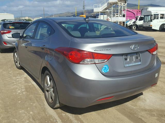 KMHDH4AE4BU096895 - 2011 HYUNDAI ELANTRA GL GRAY photo 3