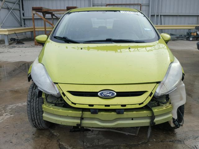 3FADP4EJ1BM240458 - 2011 FORD FIESTA SE GREEN photo 9