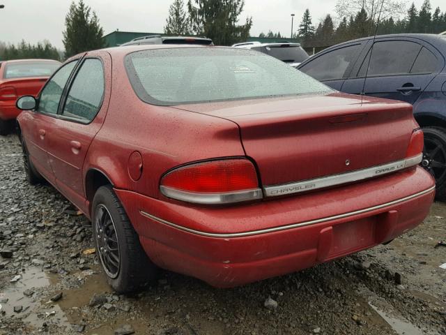 1C3EJ56H2VN702462 - 1997 CHRYSLER CIRRUS LX RED photo 3