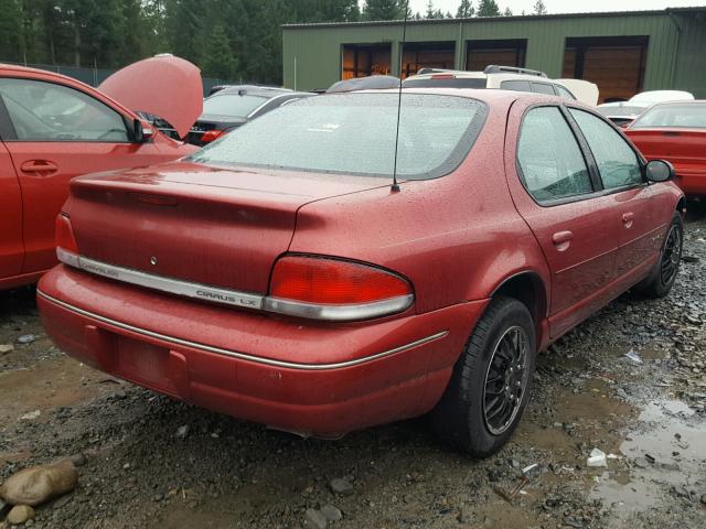 1C3EJ56H2VN702462 - 1997 CHRYSLER CIRRUS LX RED photo 4