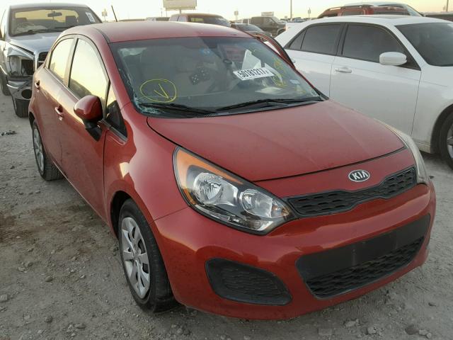 KNADM5A32D6206612 - 2013 KIA RIO LX RED photo 1