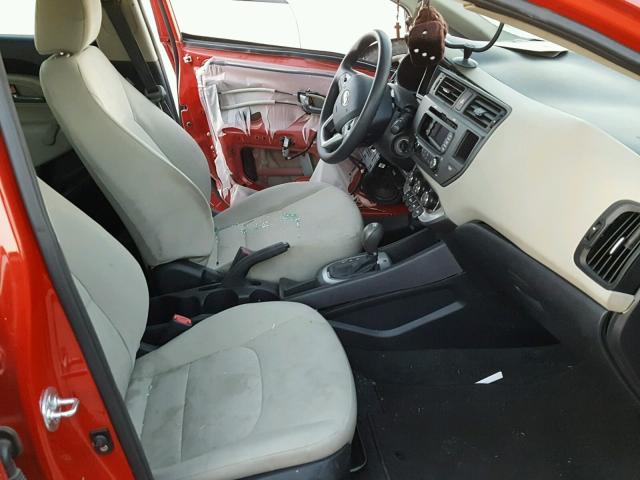 KNADM5A32D6206612 - 2013 KIA RIO LX Կարմիր լուսանկար 5
