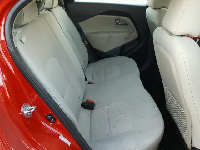 KNADM5A32D6206612 - 2013 KIA RIO LX Կարմիր լուսանկար 6