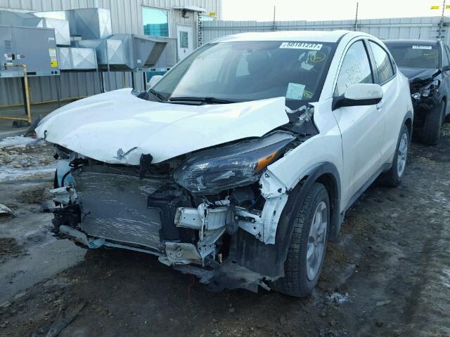 3CZRU6H3XGM105062 - 2016 HONDA HR-V LX WHITE photo 2