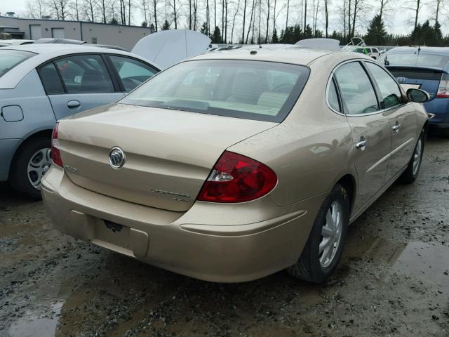 2G4WD532451278237 - 2005 BUICK LACROSSE C GOLD photo 4