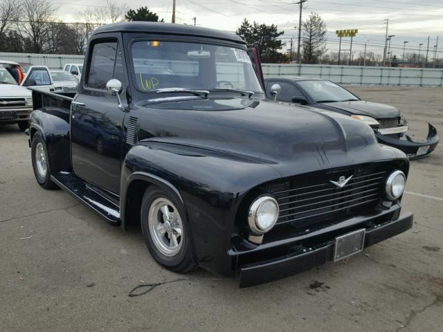 FL0D4H16553 - 1954 FORD F100 BLACK photo 1