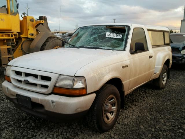 1FTYR10V7YTA52486 - 2000 FORD RANGER WHITE photo 2