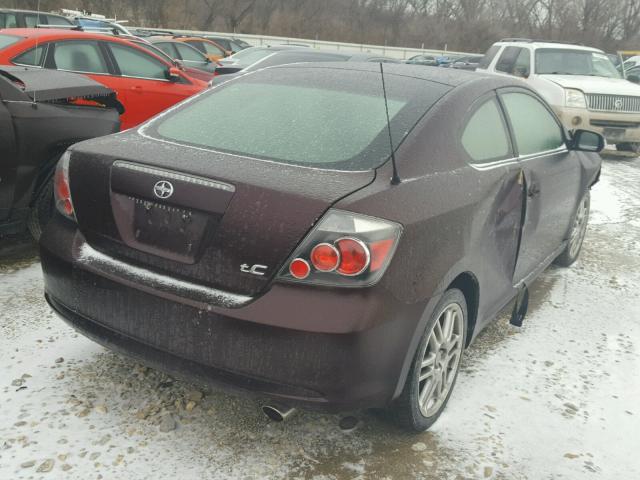 JTKDE3B7XA0319673 - 2010 TOYOTA SCION TC 紫色 照片 4