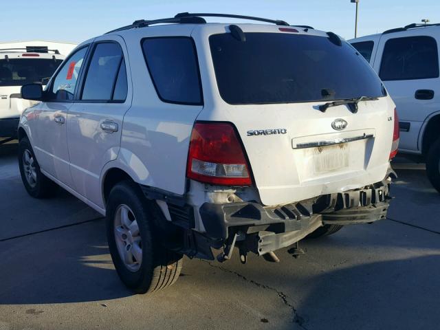 KNDJC733965640147 - 2006 KIA SORENTO EX WHITE photo 3