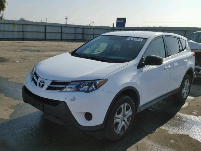 2T3BFREV6DW026944 - 2013 TOYOTA RAV4 LE WHITE photo 2