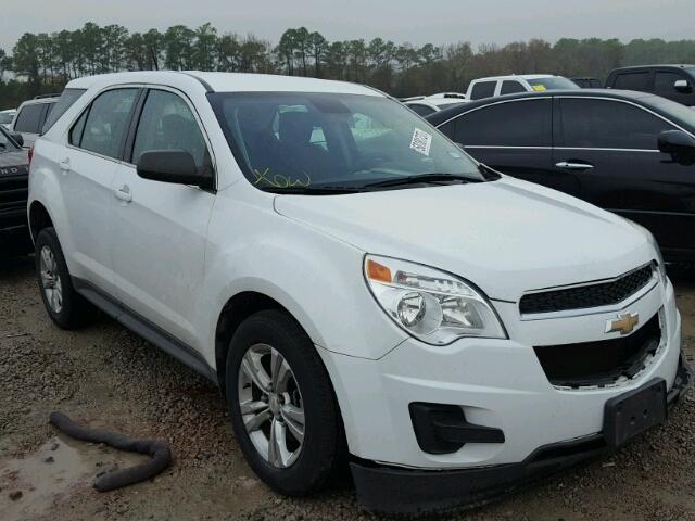 2GNALAEK2E1129162 - 2014 CHEVROLET EQUINOX LS WHITE photo 1