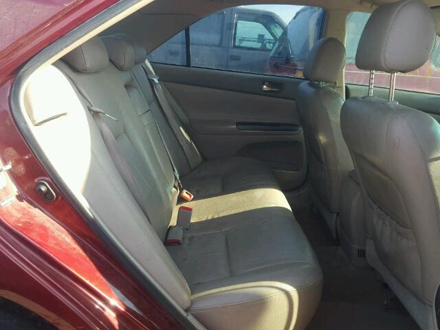 4T1BE32K55U074679 - 2005 TOYOTA CAMRY LE RED photo 6