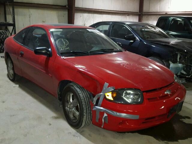 1G1JF12F237217046 - 2003 CHEVROLET CAVALIER L RED photo 1