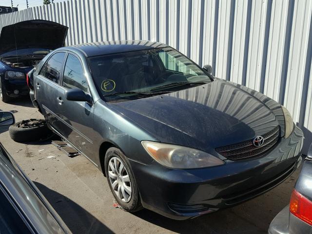 4T1BE30K02U508974 - 2002 TOYOTA CAMRY LE GREEN photo 1