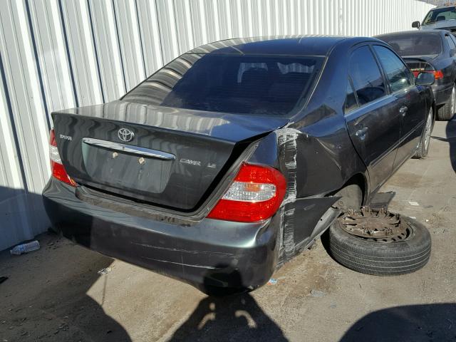 4T1BE30K02U508974 - 2002 TOYOTA CAMRY LE GREEN photo 4