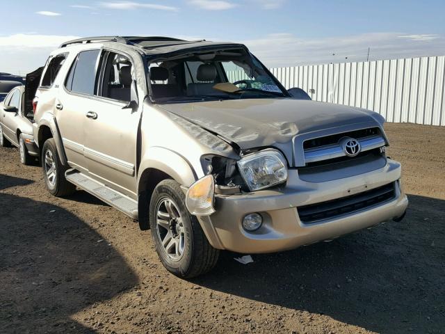 5TDBT44A55S246315 - 2005 TOYOTA SEQUOIA SR TAN photo 1