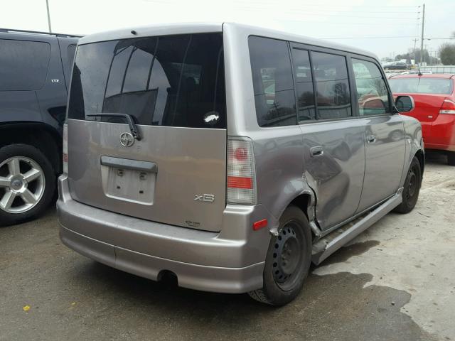 JTLKT324864052113 - 2006 TOYOTA SCION XB ვერცხლისფერი ფოტო 4