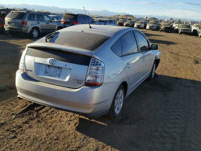 JTDKB20U767073769 - 2006 TOYOTA PRIUS SILVER photo 4