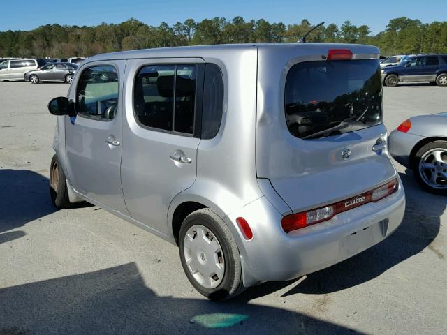 JN8AZ2KR8AT170791 - 2010 NISSAN CUBE BASE SILVER photo 3