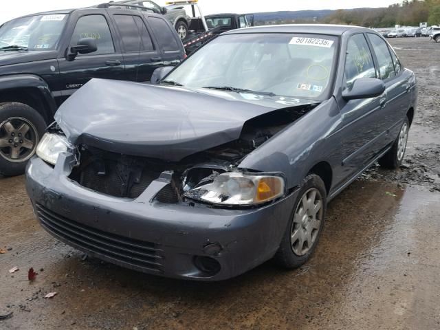 3N1CB51D1YL341057 - 2000 NISSAN SENTRA BAS GRAY photo 2