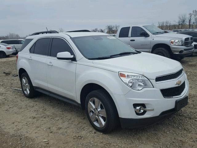 1GNALPEK4DZ104482 - 2013 CHEVROLET EQUINOX LT WHITE photo 1