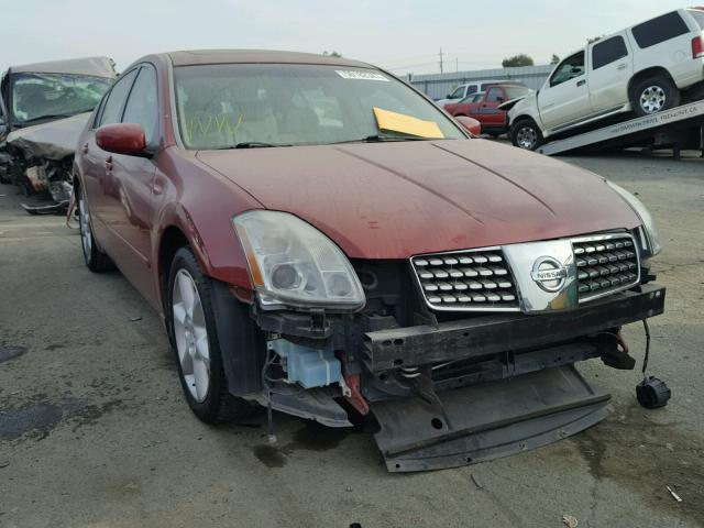 1N4BA41E06C838162 - 2006 NISSAN MAXIMA SE RED photo 1