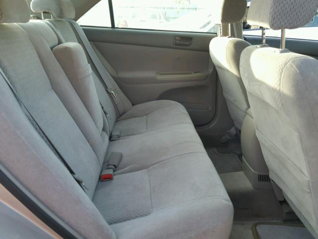 4T1BF32K83U053125 - 2003 TOYOTA CAMRY LE ოქროსფერი ფოტო 6